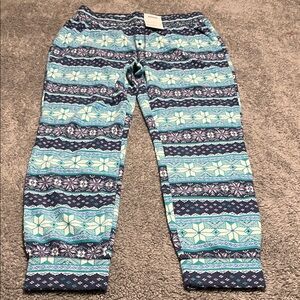 Sonoma Blue and Teal Patterned Pajama Pants